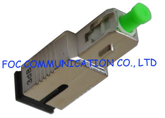 SC / APC مردانه به زن Attenuator فیبر نوری Compact با دقت بالا