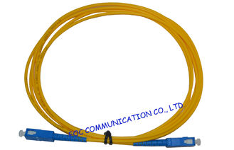 High Presion Ferrule Fiber Optical Patch Cord , SM Simplex SC-SC