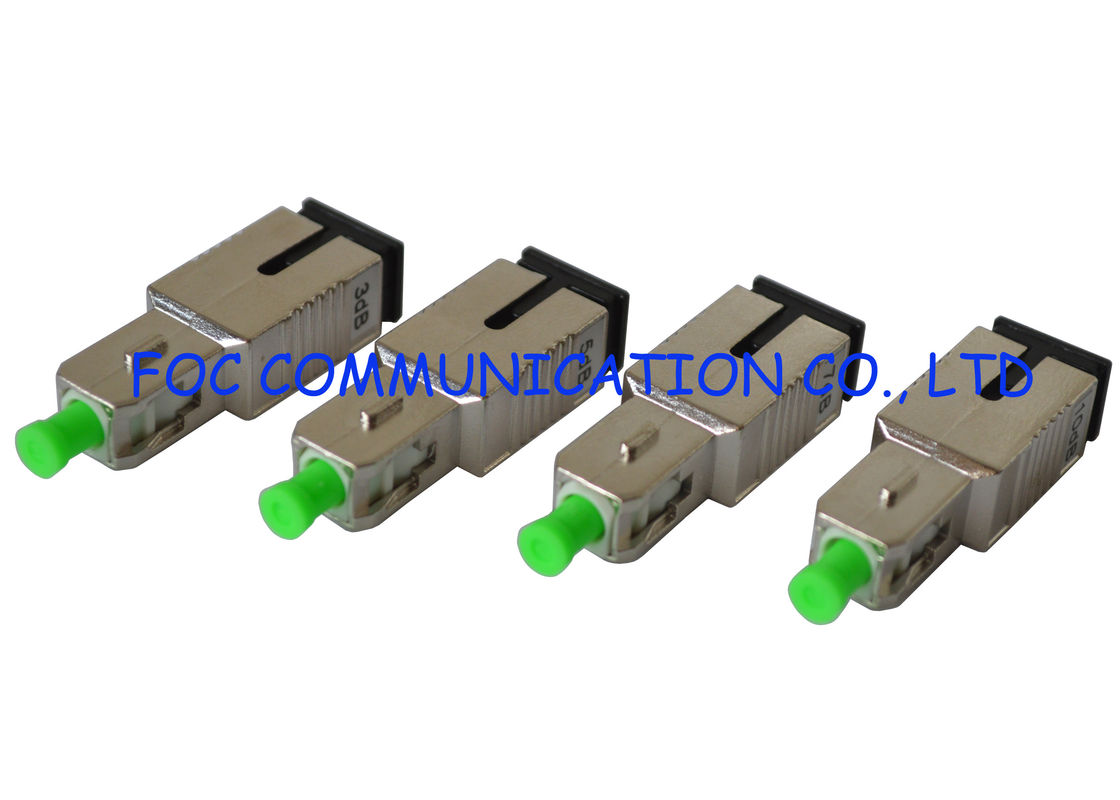 SC / APC مردانه به زن Attenuator فیبر نوری Compact با دقت بالا